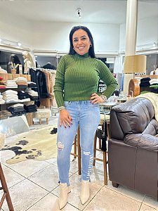 CALÇA JEANS DIANA ANKLE HIGH LANÇA PERFUME
