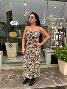 VESTIDO ANIMAL PRINT LANÇA PERFUME