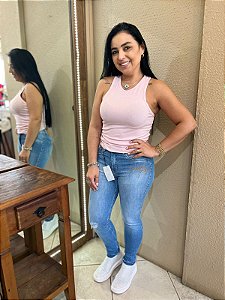 CALÇA JEANS DIANA SKINNY HIGH LANÇA PERFUME