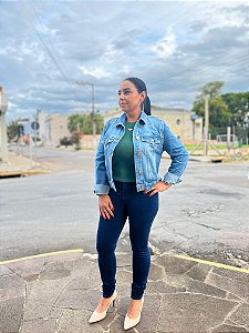 JAQUETA JEANS TRUCKER LANA PERFUME