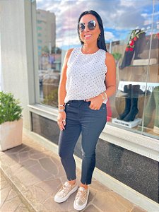 BLUSA SEM MANGAS POÁ LEZ A LEZ