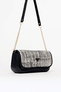 BOLSA CROSSBODY DE TWEED LANÇA PERFUME