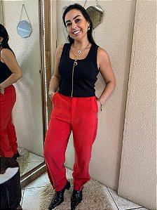 BLUSA CROPPED SEM MANGA LANÇA PERFUME