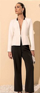 BLAZER DE MANGAS LONGAS EM ALFAIATARIA
