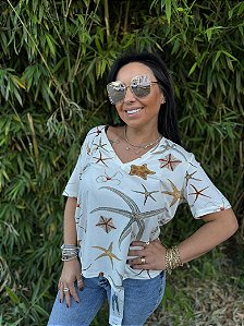 BLUSA DECOTE V LANÇA PERFUME