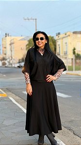 BLUSA AMPLA BLACK HEX MARIA PAVAN