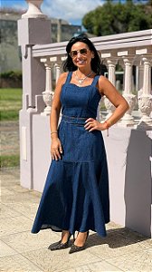 VESTIDO JEANS CHÁ DE ALÇAS LEZ A LEZ