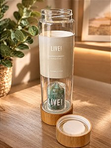 GARRAFA ENERGY QUARTZO VERDE 500ml LIVE!