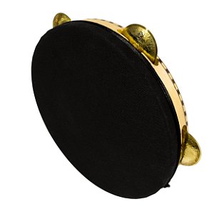 PANDEIRO 10" MARUPÁ NEGRO - Pele Sintética Especial