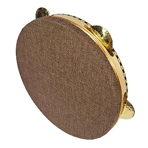 PANDEIRO 10" CAPPUCCINO - Pele Sintética Especial