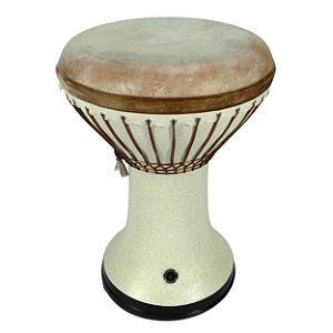 DARBUKA MID BASS CREMA (COM ACESSÓRIOS)