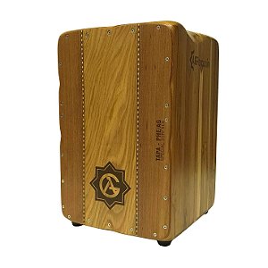 CAJÓN CAMINO TEAK MACIÇA SÉRIE ESPECIAL + SOFT CASE (INCLUSO)