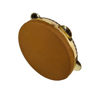 PANDEIRO 9" MARUPÁ CARAMELO - (COM ACESSÓRIOS)