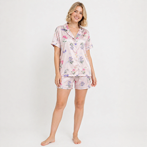 Pijama Curto Lavanda