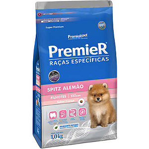 Ração Premier Cães Raças Específicas Spitz Alemão Filhotes Sabor Frango 1kg