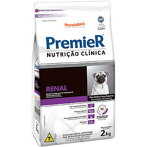 Ração Premier Nutrição Clínica Renal para Cães Adultos de Porte Pequeno - 2kg