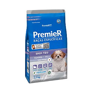 Ração Premier Raças Específicas Shih Tzu Cães Filhotes sabor Frango 2,5KG