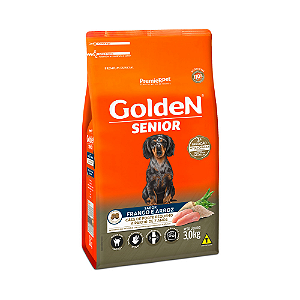 Ração Golden Formula Cães Sênior Mini Bits Frango e Arroz - 3Kg