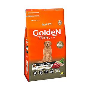 Ração Golden Fórmula para Cães Adultos Sabor Carne e Arroz - 3KG