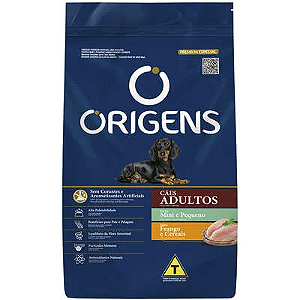 Ração Origens para Cães Adultos de Raças Pequenas sabor Frango e Cereais 3Kg