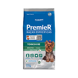 Ração Premier Raças Específicas Yorkshire para Cães Adultos - 7,5KG