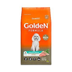 Ração Golden Formula Cães Adultos Mini Bits Frango e Arroz - 10Kg