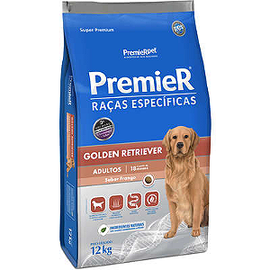 Ração PremieR Raças Específicas Golden Retriever Cães Adultos - 12 Kg