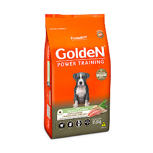 Golden Power Training Filhote para Cães Sabor Frango e Arroz - 15kg