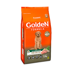 Ração Golden Fórmula Cães Adultos Sabor Frango e Arroz - 15kg