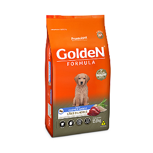 Ração Golden Formula Cães Filhotes Carne e Arroz - 15kg