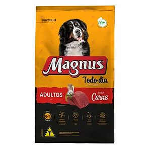 Ração Magnus Todo Dia para Cães Adultos Sabor Carne - 15 Kg