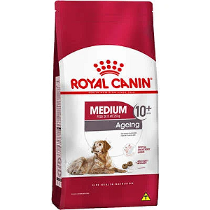 Ração Royal Canin Medium Ageing 10 + para Cães Idosos de Raças Médias com 10 Anos - 15Kg