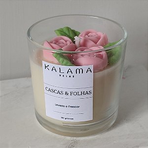 Vela aromática de Cascas & Folhas - 190 gramas