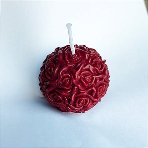 Vela Bola Floral