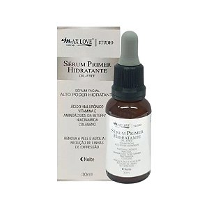 Sérum Facial Primer Hidratante Noite Max Love 30 ml