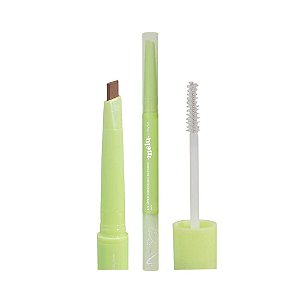 Lápis de Sobrancelhas e Gel Aplicador Melu Ruby Rose Medium
