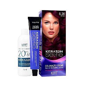 Coloração Creme Keraton Selfie 6.26 Marsala