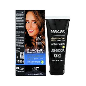 Keraton Banho de Brilho Hidrata e Colore Mel 100g