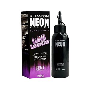 Tonalizante Keraton Neon Colors Hidrata e Colore Lumi Lavander