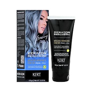 Keraton Banho de Brilho Hidrata e Colore Granny Cinza Titânio