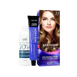 Coloração Creme Keraton Selfie 8.0 Louro Claro