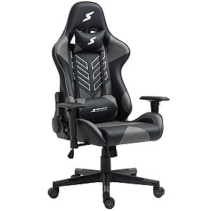 Cadeira Gamer SuperFrame Godzilla preto/cinza