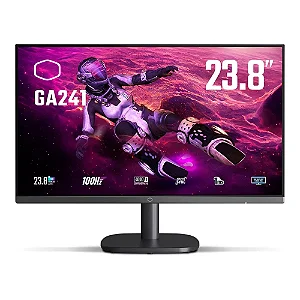 Monitor Gamer Cooler Master GA241, 23.8 Pol, Full HD, 100Hz, 1ms, VA, sRGB 95%, HDMI/VGA, CMI-GA241-BR