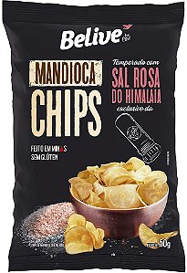 MANDIOCA CHIPS TEMPERADO COM SAL ROSA