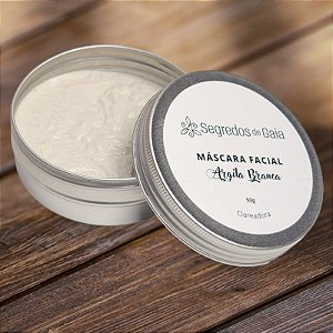 Máscara Facial de Argila Branca 50g