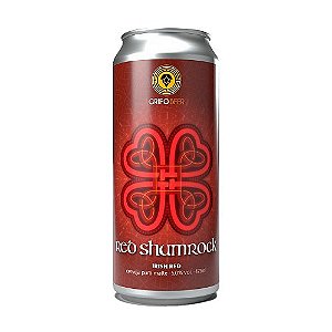Cerveja Grifo Red Shamrock Irish Red Ale Lata 473ml