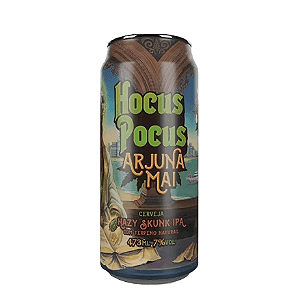 Cerveja Hocus Pocus Arjuna Mai Hazy Skunk IPA 473ml