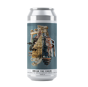 Cerveja Octopus Break the Chain Double New England IPA Lata 473ml