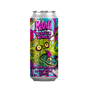 Cerveja Maali Quantum Menace West Coast Double IPA Lata 473ml