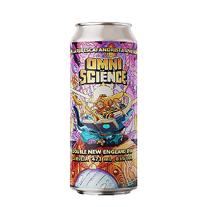 Cerveja Escafandrista Omniscience Double New England IPA Lata 473ml
